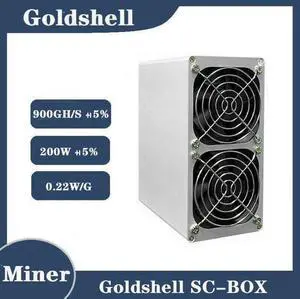 NEW Goldshell SC-BOX Miner ASIC Siacoin 900GH/S 200W  with PSU