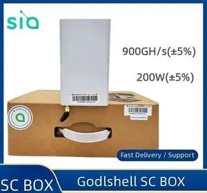 New Goldshell SC-BOX ASIC Siacoin Miner With PSU In Stock