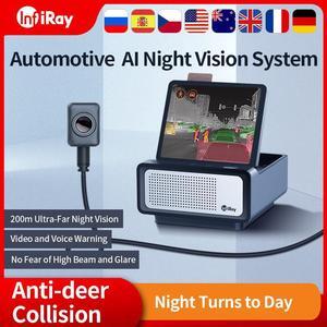 InfiRay OEM NV2 Vehicle Mounted Thermal Imaging Camera for Car Night Vision Sight Driving Camera Dashcamera