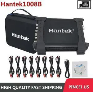 Hantek1008B 8CH PC USB Oscilloscope/DAQ/8CH Programmable Generator 2.4MSa/s