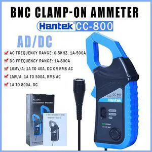 AC/DC Current Clamp CC-800: Precise Measurements, Measure DC current up to 800A and AC current up to 500A seamlessly.