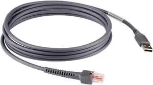 5-Pcs CBA-U01-S07ZAR Cable 7ft 2M Symbol Barcode Scanner LS1203 LS2208 LS4208
