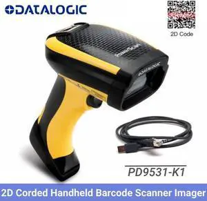 Datalogic PD9531-K1 Omni 1D 2D LED Wired Handheld Barcode Scanner Reader + USB