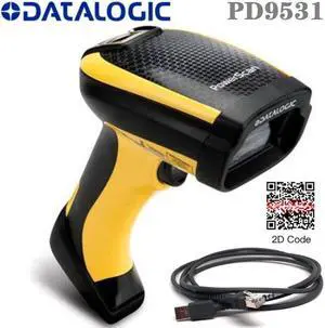Datalogic PowerScan PD9531-K1 barcode scanner handheld 2D imager decoded USB Kit