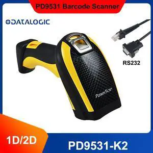 Datalogic PowerScan PD9531-K2 Barcode Scanner Handheld 2D Imager Decoded RS232
