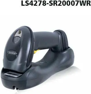 Symbol LS4278-SR20007WR Bluetooth Wireless 1D Barcode Scanner w Cradle & Cable