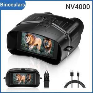 NV4000 4K Night Vision Binoculars 5X Digital Zoom Infrared Night Vision Goggles