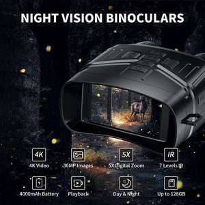 NV4000 Digital Night Vision Camera Binoculars With Video Recording 4K Infrared