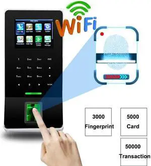 ZKT F22 Free Software Smart Security ZK Wifi Biometric Fingerprint Door Lock Access Control Time Attendance Reader Machine  ( F22+ID Module)