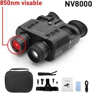 3D 1080P Night Vision Binoculars Goggles Head Mount Infrared Night Vision NV8000
