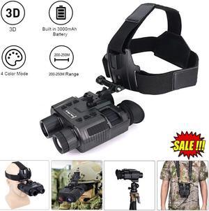 NV8000 3D Night Vision Binoculars Hunting Infrared Digital Head Mount Goggles