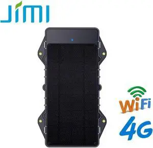 JIMI LL303 4G Solar Power GPS Tracker with 10000mAh Industry Grade Battery