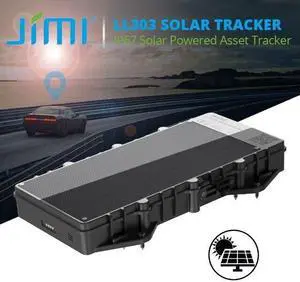 JIMI LL303 4G Solar Power Waterproof GPS Tracker W/ Battery GPS+LBS Positioning