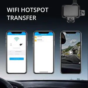 Jimi 4G ADAS DVR Cam JC450 4 Channel Live View Dashcam Wifi Android Auto Monitor