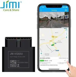 JIMI VG02U OBD Mini GPS Tracker GPS Locator Driver Behavior Real time Position