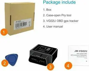 Jimi VG02U OBD GPS Tracker Plug&Play With Real-time Tracking Driver Behavior