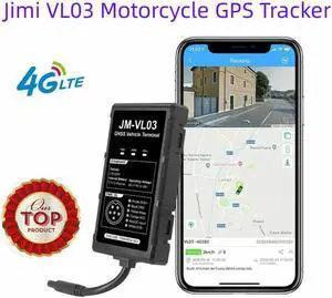 Jimi VL03 4G Motorcycle Car GPS Tracker Real-time Tracking Smart Alert Driving