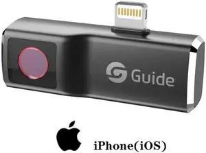 Guide Mobir Air Thermal Imaging Night Camera for Phone IOS Infrared Imager Pipeline Repair Industrial Inspection Color: Silver