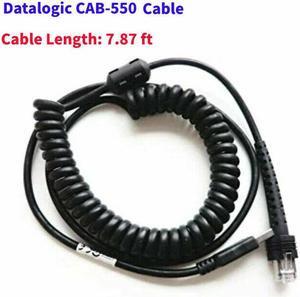 CAB-550 Barcode Scanner USB Cable 2.4m For Datalogic PowerScan PD9330 PD9501