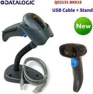 Datalogic QuickScan QD2430 2D Handheld Barcode Scanner with USB Cable & Stand