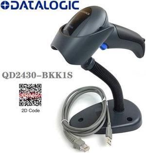 Datalogic Scanning QD2131-BKK1S QuickScan Handheld Barcode Scanner With Stand