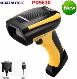 Datalogic PowerScan PD9630-HP Ultra-Rugged Industrial 1D 2D Barcode Scanner USB Kit