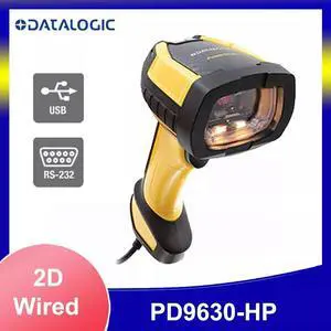 Datalogic PowerScan PD9630-HP Ultra-Rugged Industrial 1D 2D Barcode Scanner RS232 Kit