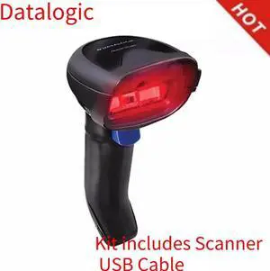 Datalogic QD2220-BKK1 Linear Imager Handheld 2D Barcode Scanner with USB Cable