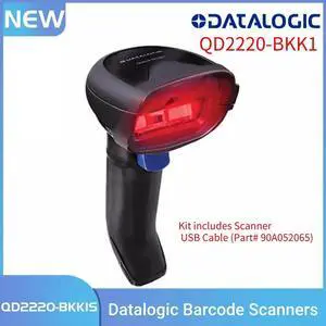 Datalogic QD2220-BKK1 Linear Imager Handheld 2D Barcode Scanner with USB Cable