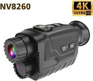 NV8260 4K UHD 36MP Hunting Camera 8X Digital Zoom Night Vision Device Monocular