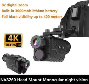 NV8260 4K UHD 36MP Hunting Camera 8X Zoom 400M Infrared Night Vision Monocular