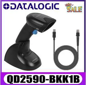Datalogic 2D Bar Code Reader QD2590-BKK1B Barcode Scanner Handheld with USB Cable and Base