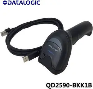 Datalogic QD2590-BKK1B Barcode Scanner Handheld 2D Bar Code Reader with USB Cable and Base