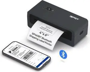 iDPRT Bluetooth Shipping Label Printer for MAC Windows Phone(iOS, Android) for Small Business SP460BT 4x6 Shipping Label Printer