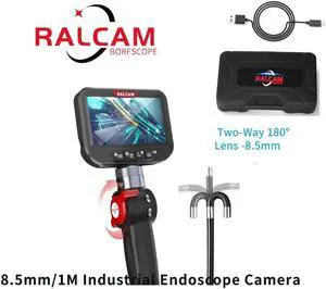 RALCAM H408B Industrial Endoscope Inspection Camera 4.3" IPS Borescope Camera