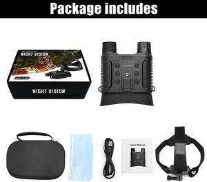 Infrared Night Vision Binoculars 3D Head Mounted Goggles 8X Zoom 4K Video NV8160