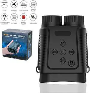 NV1182 12MP 1080P Mini Night Vision Binocular Day and Night 2.4" HD Screen