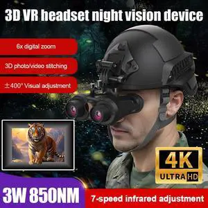 VRNV300 300M Infrared Night Vision Binocular 6X Digital Zoom 3D Hunting Telescop