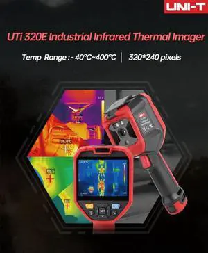 UNI-T UTi320E Infrared Thermal Imager Industrial PCB Circuit Floor Heating Detection PC Analyze WIFI Thermal Imaging Camera (UTi320E SmallPackage)