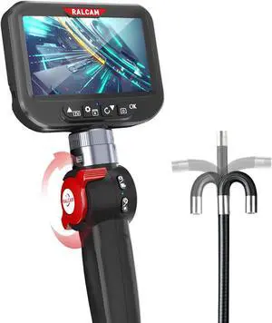 Ralcam Endoscope Articulating Borescope 2-way 180° Industrial Inspection Camera