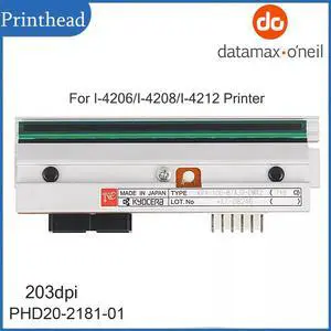 Printhead for Datamax I-4206 I-4208 I-4212 Thermal Printer 203dpi PHD20-2181-01