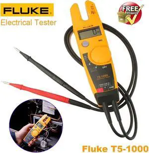 Fluke T5-1000 Voltage Current Electrical Clamp Meter&Soft Case Holster NEW