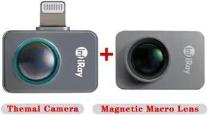 InfiRay P2 PRO+ Imaging Camera For Android Phone Metal + Macro Lens(P2 Pro iPhone iOS Lens)