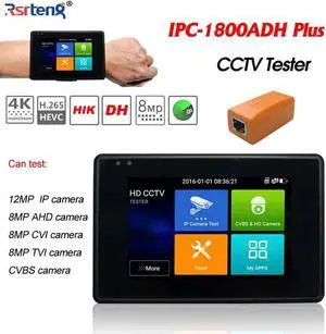 Rsrteng 4 inch IPC-1800ADH Plus POE RJ45  IP Camera Tester