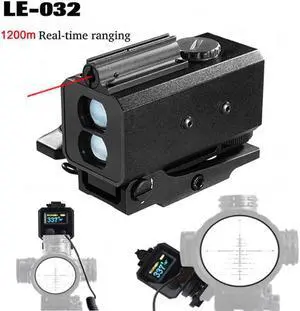 LE032 Range Finder 1200M IP65 Waterproof Tactical Mini Laser Rangefinder Hunting