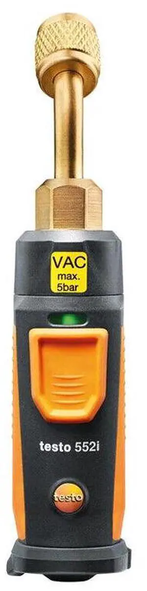 Testo 552i Wireless Vacuum Probe for HVAC Systems Handheld Test Probe 0564 2552