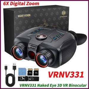 VRNV331 Naked Eye 3D VR Binocular Night Vision Device F1.2 FOV10 6X Digital Zoom