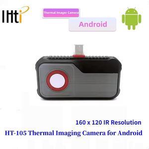 HTI HT-105 Infrared Thermal Imager Mobile Phone 160x120 IR Resolution 3.2mm Lens