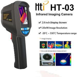 HT-03 IR Infrared Thermal Imager & Visible Light Camera Digital Imaging 120x90 P