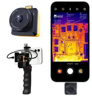 T2S Pro Thermal Imaging Camera for Android iPhone 15X Zoom 8mm Marco Lens 40mk T2s Pro For IOS